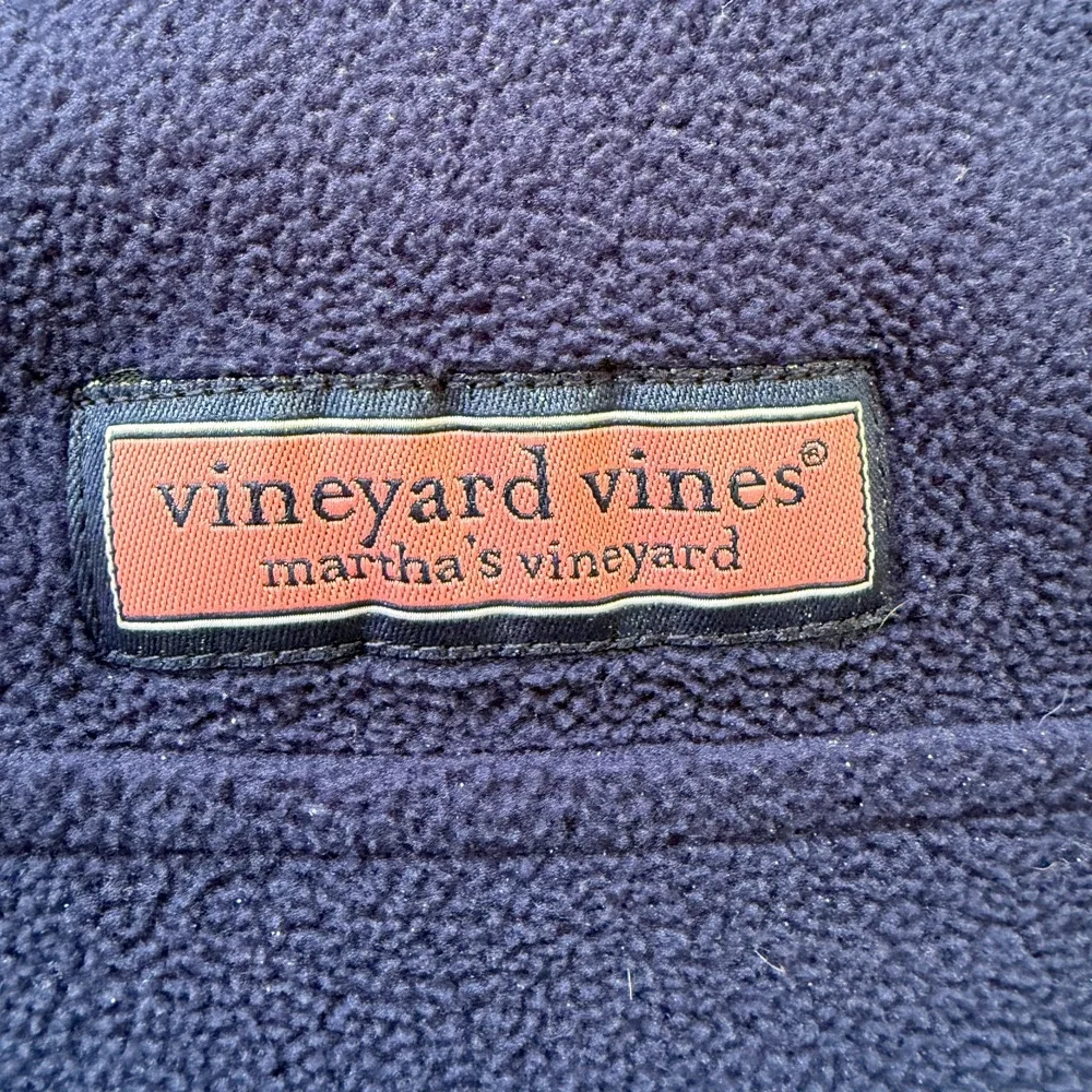 Vineyard Vines 1/4 Zip Long Sleeve Fleece Pullover Mens Small Blue Green‎